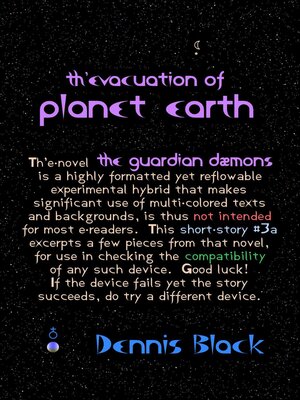 cover image of Th'Evacuation of Planet Earth